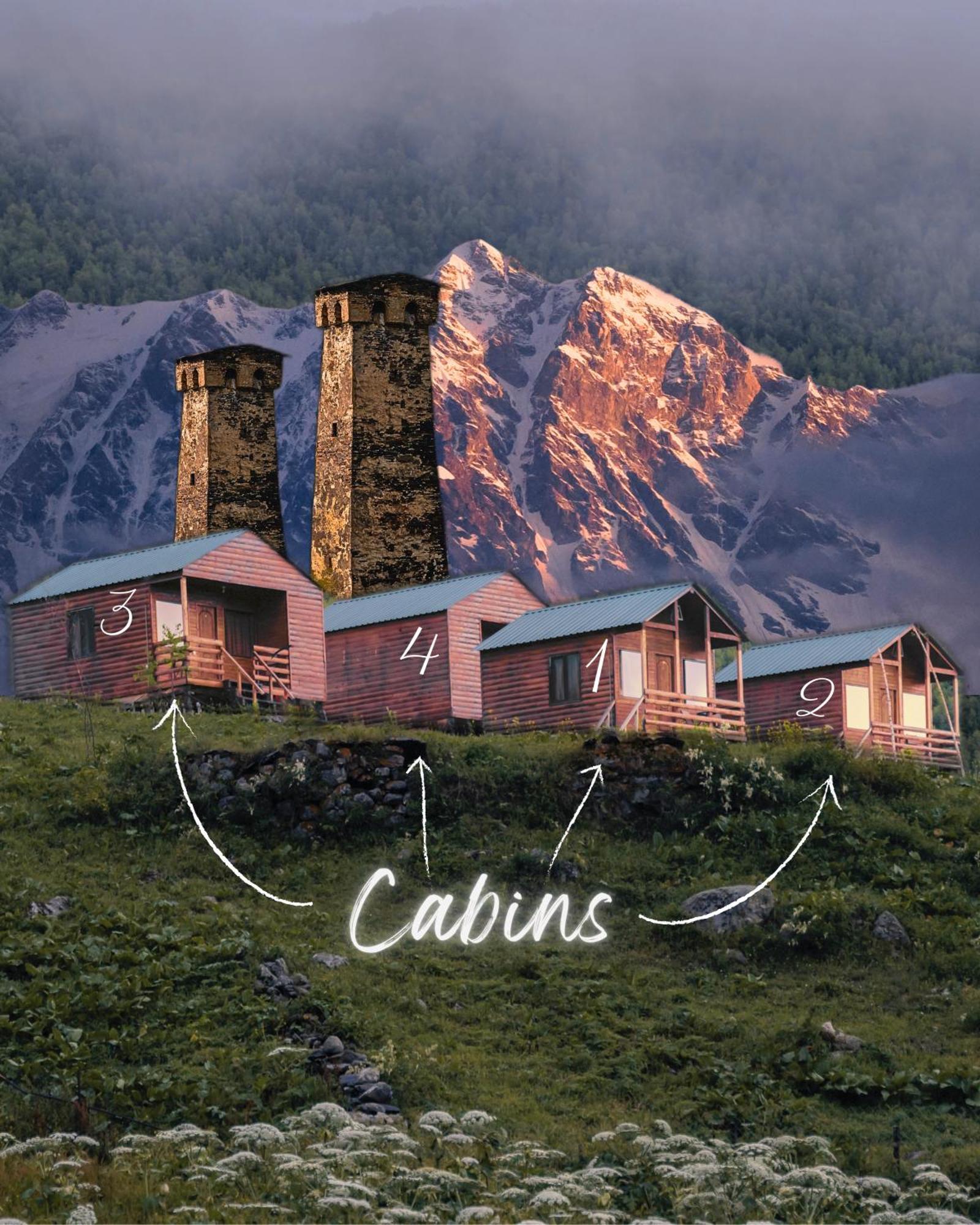 Ushguli Cabins Ngoại thất bức ảnh